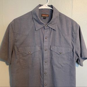 Patagonia (medium) workwear Cowboy cut Pearl Snap button up short sleeve